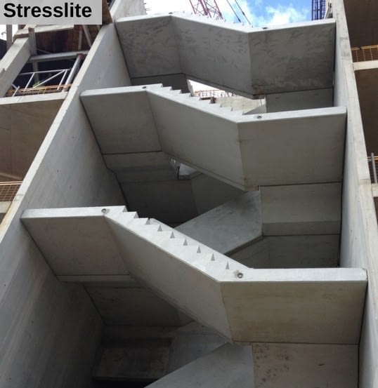 Stair precast concrete steel mould